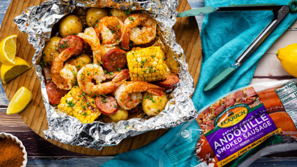 Grilled Shrimp Boil Packets