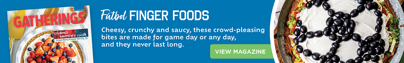 Futbol Finger Foods