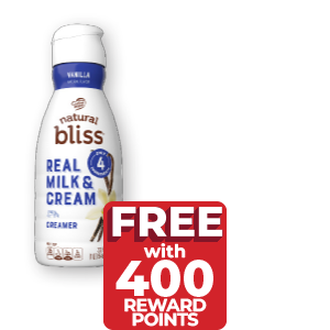 Natural Bliss Creamer 32 oz Selected Varieties