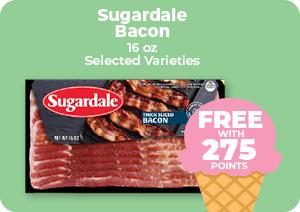 Sugardale Bacon 16oz, Selected Varieties