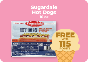 Sugardale Hot Dogs 16oz