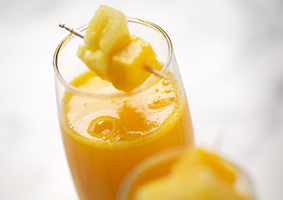 Let's Drink Mango Mimosas