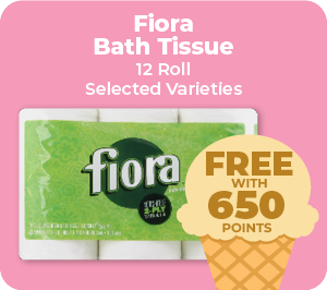 Fiora Bath Tissue 12 roll, Selected Varieties